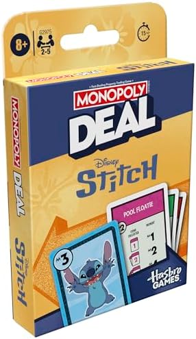 Monopoly Deal: Disney Stitch Edition Card Game - English Version - View 7