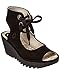 FLY London Women's Yaffa Ankle Strap Wedge
