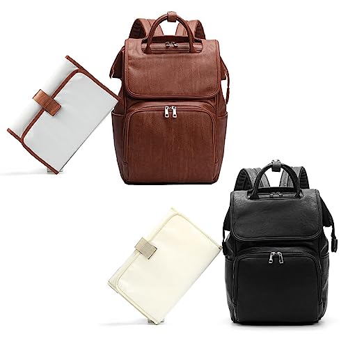 Sacos De Fraldas De Capacidade PU Couro Múmia Maternidade Mochila De Viagem Múltiplos Cortes Die Cut