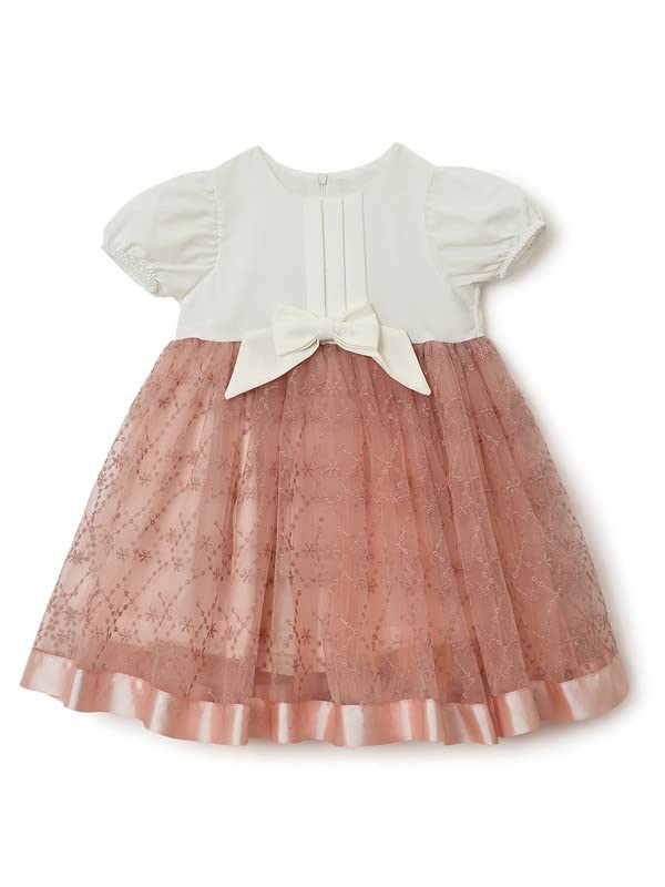Image of Mi Arcus Corduroy Collar Dress for Baby Girl