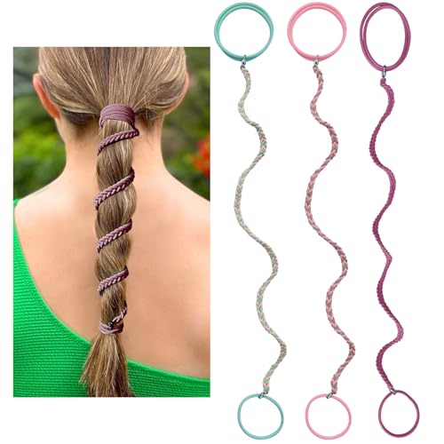 Spiral Hair Ties for Women, 16