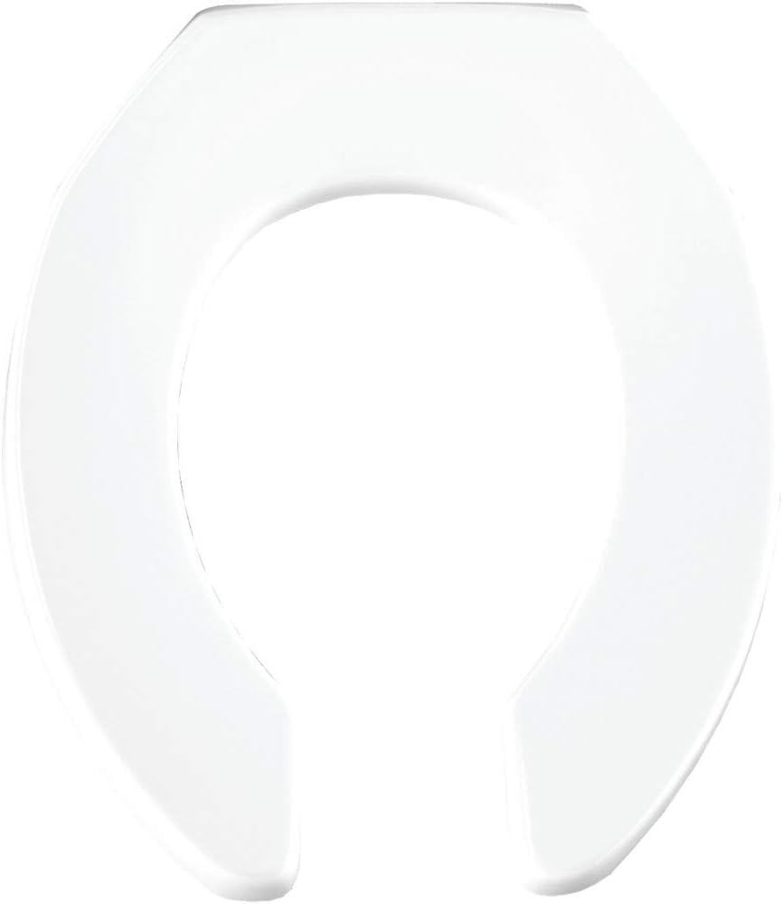 CHURCH 255 000 Commercial Heavy Duty Open Front Toilet Seat