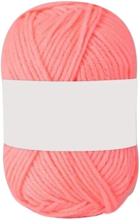 25g 4-Ply Milk Cotton Yarn for Crocheting Hand Knitting Blend(52)