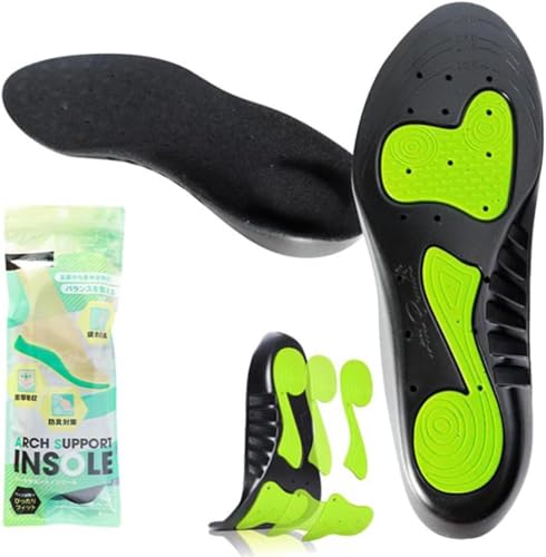 withbambi インソール 衝撃吸収 立ち仕事 アーチサポート かかと スポーツ 偏平足 土踏まず 反発 中敷き 疲れにくい (L)のサムネイル