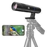 45X Wireless Digital Telephoto Lens, High Power HD Electronic Telephoto Phone Lens with 2.4G Wi-Fi App Connect, 1500mAh Battery for Birdwatching, Watch Concerts, Watch Match, Moon Viewing