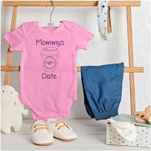 Brisco Brands Mommy's Coffee Date Cute Adorable Baby Romper Boys or Girls3