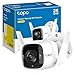 TP-LINK Tapo 4Mp 2K Qhd(2560X1440) Outdoor CCTV Security Wi-Fi Smart Camera -Alexa Enabled -Weatherproof -Full Color Starlight Night Vision -2-Way Audio -Up to 512Gb Sd Storage -C320Ws- White