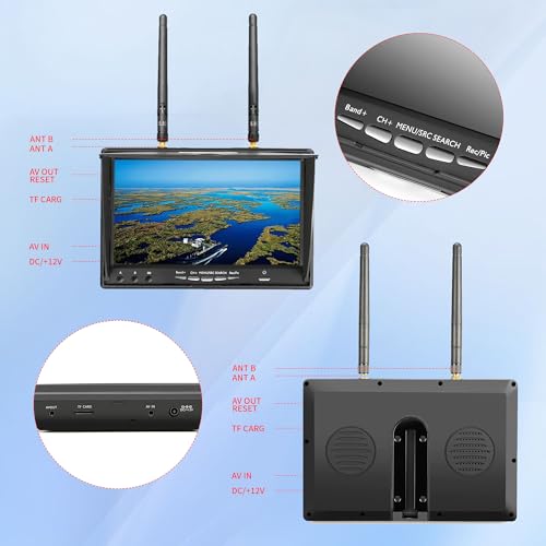 Image of SPEEDY BEE 7Inch Portable FPV Monitor: 5.8Ghz 7 inch Screen with DVR 40CH Receiver 800 x 480 LCD Display Built-in Battery for FPV