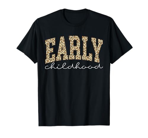 Early Childhood Special Education SPED Teacher Leopard Print T-Shirt