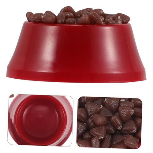 SUPVOX Dollhouse Miniature Pet Food Bowl Realistic Scale Dog Cat Dish Detailed Craftsmanship for Collectors Dollhouse Accessories for Pet Scenes - Image 10
