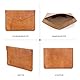 Berliner Bags Vintage Laptoptasche aus Leder, 15,6 Zoll Notebook Schutzhülle Computer Sleeve - Braun