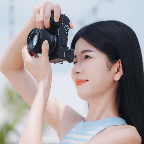 Image of VILTROX 56mm f1.7 E Lens for Sony e-Mount 56mm F1.7 E Autofocus Large Aperture Portrait APS-C Lens Compatible with Sony a6000 a6100 a6300 a6400 a6500 a6600 a6700 a7iv a7rv ZV-E10