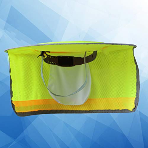 ARTIBETTER Protetor Solar Capacete de Alta Visibilidade Malha de Resfriamento Contrastante Faixa Ref