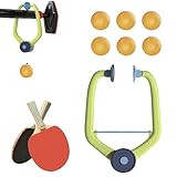Placement flexible : mini kit de tennis de table Améliorez votre expérience de jeu en salle avec notre jeu pratique et engageant. Pas besoin d'une table complète, installez-la simplement sur n'importe quel cadre de porte pour une bonne simulation d'un jeu réel. Parfait pour des entraînements pratiques faciles et amusants et un excellent moyen d'améliorer vos compétences à tout moment et en tout lieu