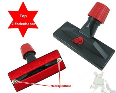 TOP Tierhaardüse Tierhaarbürste Fusseldüse für Staubsauger universal, 30-37mm