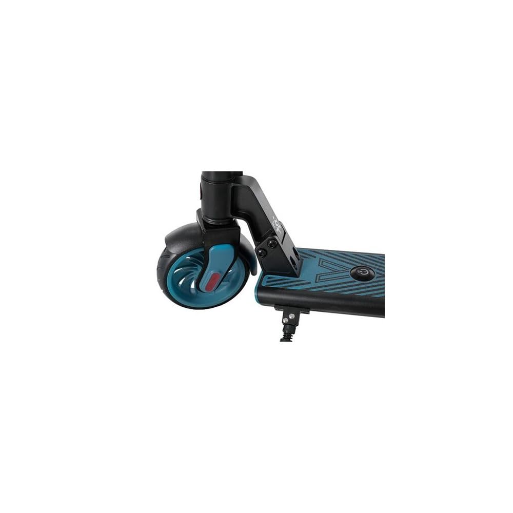 Wispeed T650, Trotinette Electrique Enfant (Pneus 6,5 Pouces, 8 Km/h, Idéal pour Les 8/14 Ans, IPx4, Frein au Pied à l'arrière - Sonnette) Bleue