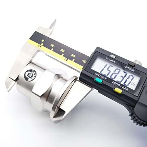 Image of bmotiontech FNPT to KF25 Flange Fitting (ISO-KF KF25 QF25 NW25) US NPT Thread Standard (3 /4 inch FNPT x KF25)