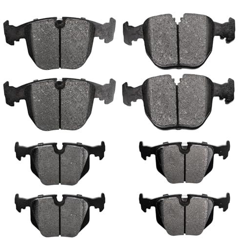 Image of Front Rear Brake Pads Fit for BMW 740i /740iL /M5 /X5 | 8Pcs Front Rear Ceramic Brake Pads D681 D683 Fit for BMW 740i 1995 /1997-2001 /740iL 1995-2001 /M5 2000-2003 /X5 2000-2006