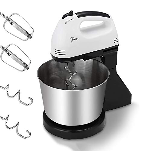 Handmixer, 7 Geschwindigkeit Elektrischen Mixer Tischständer Kuchen Knetmaschine Hand Egg Beater Mixer Backen Schlagsahne Maschine
