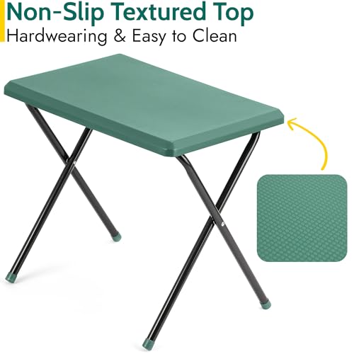 Trail Small Folding Camping Table, Lightweight Compact Portable, Non-Slip Surface, Outdoor Picnic, Barbecue, Beach, Garden, Caravan - Image 5