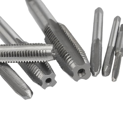 Fixinus 7 Piece Metric Thread Tap Set, HSS Tapping Tool Set M3 M4 M5 M6 M8 M10 M12 Hand Tap Set - Image 3