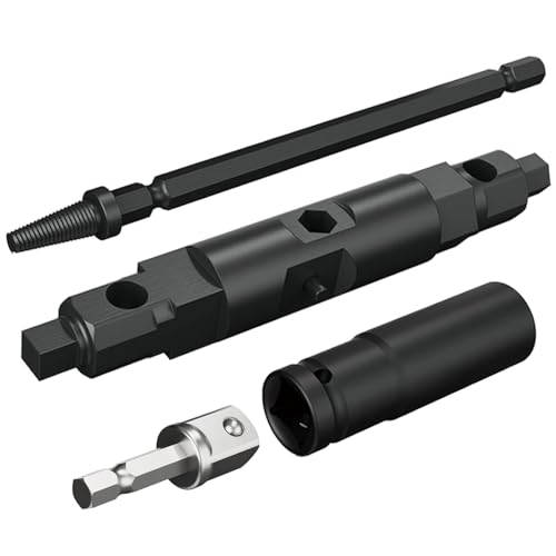 T35C-Pro Removal Tools Kit for Symmons Temptrol Valves,Set Includes Removal Tools,Hex socket extractor,17mm medium sleeve,Sleeve adapter