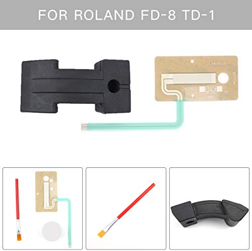 Sheet Sensor Stellmotor Pedal für Roland Drum FD-8 TD-1 Hi Hat Pedal Gummi Teilschaltung TD4 9 11 15 17 Drum Zubehör (Pedalgummi + Blechsensor) - Image 3
