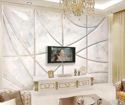 Papier peint mural 3d design lignes simples, finition intissée premium