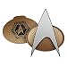 Star Trek Next Generation Bluetooth Communicator Badge - TNG Bluetooth Combadge with Chirp Sound Effects, Microphone & Speaker - Star Trek Memorabilia, Gifts, Collectibles, Gadgets & Toys for Startrek