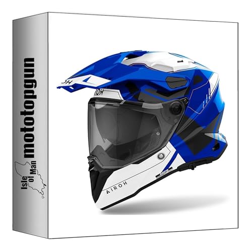 Casque Airoh Commander 2 XS contre les turbulences et la buée en moto trail