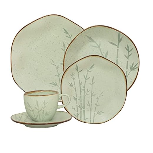 Aparelho de Jantar e Chá 30 peças Ryo Bambu TB
