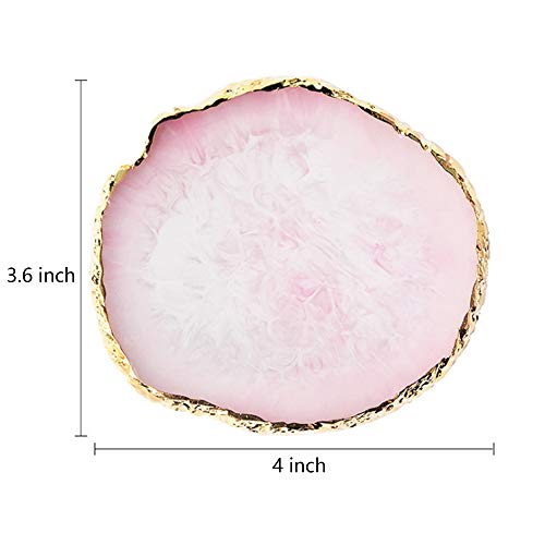 8 Pieces Designs Brushes For Nail Art Resin Palette Gel Design Nail Art Dotting Tools Nail Gel Painting Brush Mixing Palette Nail Art Equipment #TOP3