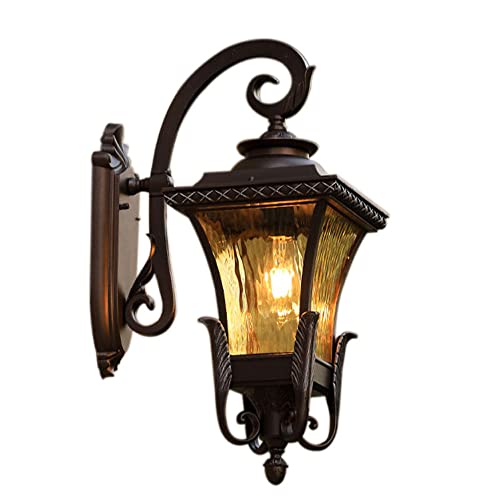 Lanterne murale extérieure rétro E27 étanche pour illuminer l'allée et le balcon de votre villa