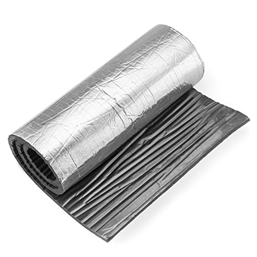 Mofun 394Mil 3.2 Sqft Car Engine Heat Sound Deadener Dampening Insulation Mat, Firewall Automotive Heat Deadener, Noise Sound Deadener, Waterproof Sound Proof Sticker 12" X 39" #TOP15