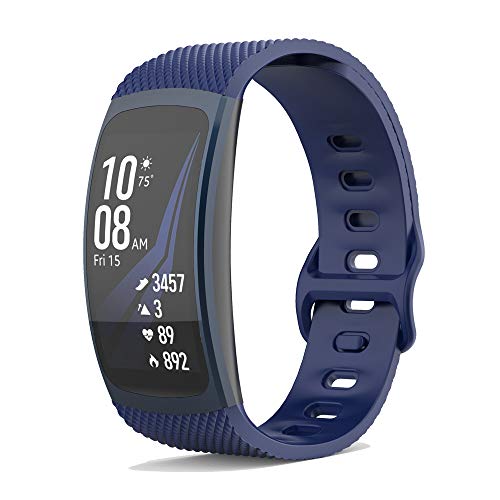 Cinturino In Silicone NotoCity Per Samsung Gear Fit 2 / Gear Fit 2 Pro – Sostitutivo Con Perni A Sgancio Rapido, Taglie S-L - 2