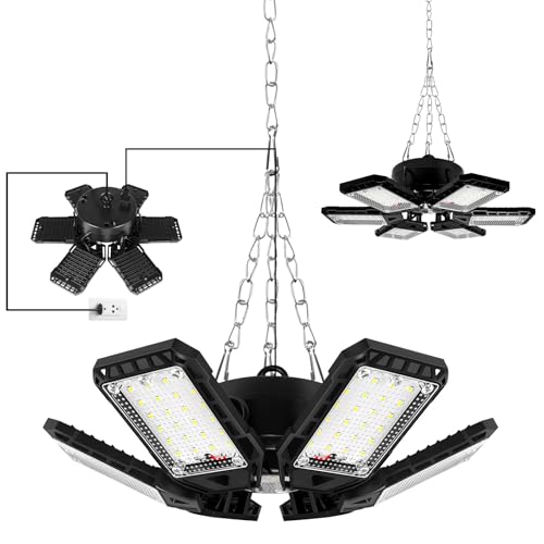 LED Garage Lights 4 Pack 180W 18000LM 6500K