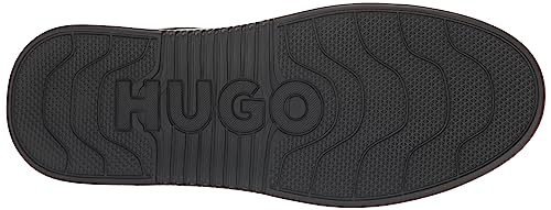 Image of Hugo Mens Cupsole Leather Lace Up Sneaker