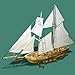 Avtytsda 1/130 Scale DIY Hobby Wooden Ship Science Equipmen Assembly Model Boat Kits Sailing Boat Kit Ship Craft Laser-Cut Model Kits to Build