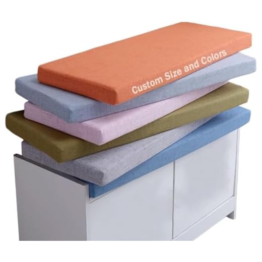 O·Lankeji Benutzerdefinierte Bankkissen, Bankauflagen Nach Maß Größe Sitzkissen für Fensterbank, Benutzerdefinierte Größe, 3cm/5cm/8cm/10cm Dickes Waschbare Abnehmbarer Bankauflage (Size : 5 cm)