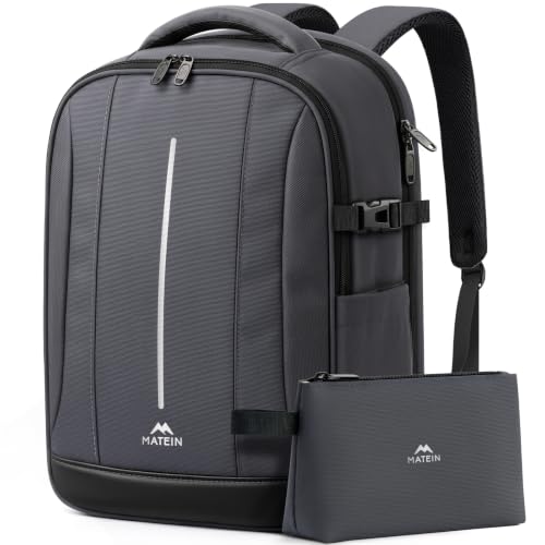 MATEIN Mochila Portatil 15.6, Mochila Trabajo Hombre con Bolsa Organizadora