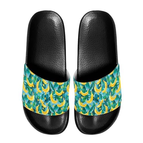 Image of Footwear for Mens Open Toe Athletic Sandals Anti-Slip Sole Slide Sandals Pillow House Flat Shoes Comfortable Slip On Slippers for Indoor & Outdoor
