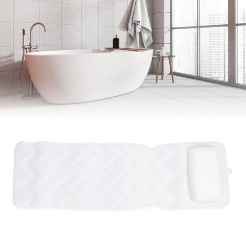 Oreiller de bain ergonomique grand format avec appui-tête 5D - 7