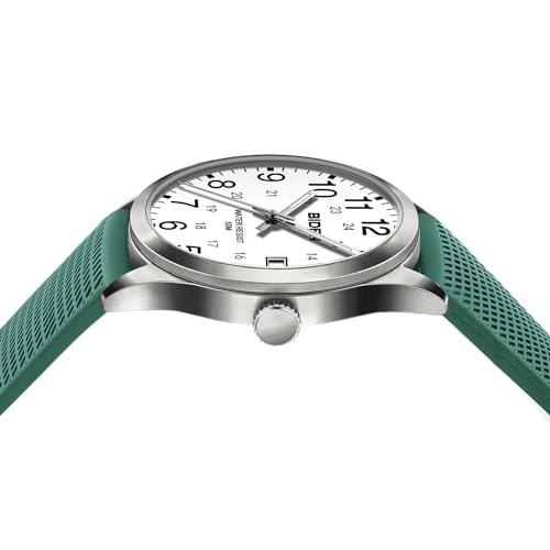 Image of LN LENQIN Mens Watches Analog Quartz Sports Unisex 30M Waterproof Nurse Watch for Men Women Medical Professionals Military Time with Second Hand Glowing Easy to Read Dial