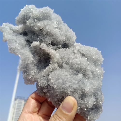 Cluster de quartz en cristal de roche naturel pour décoration de bureau 100-200g - 3