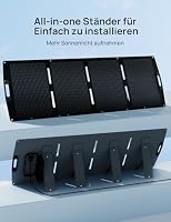 ECO-WORTHY 200W Faltbare Solarpanel für Powerstation, Tragbares Solarmodul für Camping Wohnmobil, Outdoor Notstromversorgung – Ansicht 7