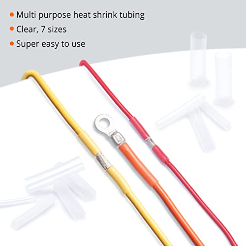 Wirefy Heat Shrink Tubing Kit 31 Ratio Adhesive Lined Waterproof