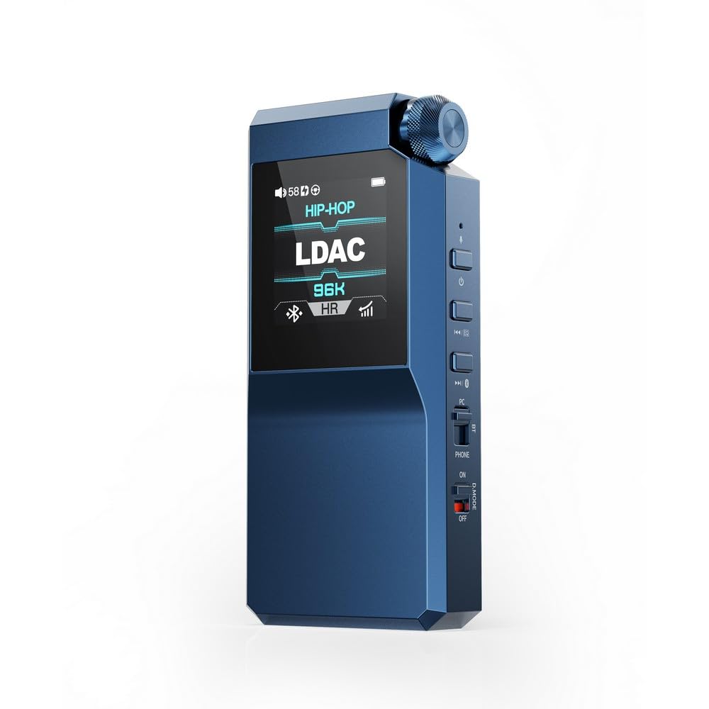 FiiO BTR17 DAC ブラック 国内正規品 美品 ロゴ入りクロスプレゼント》 FIIO Bluetooth アンプ BTR17