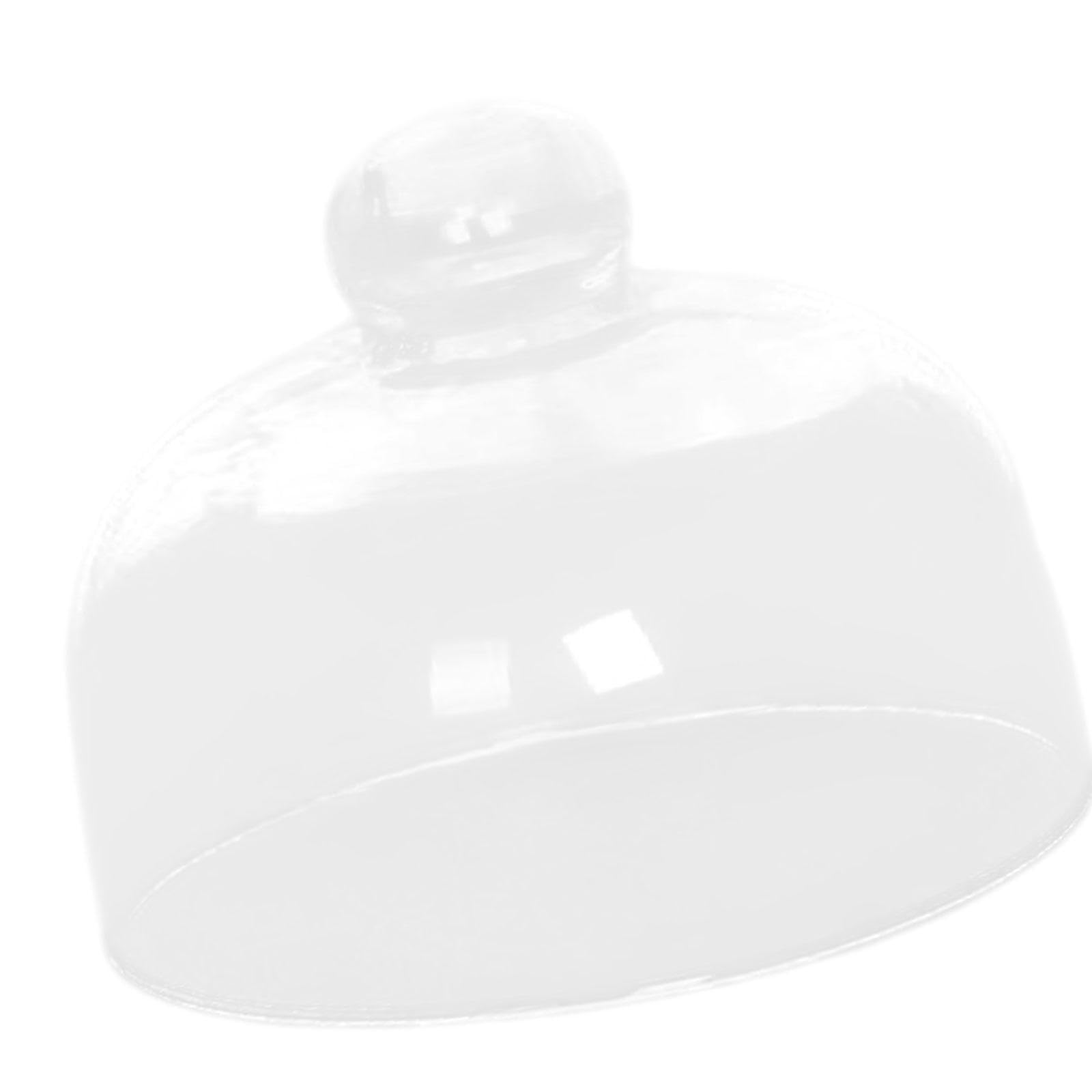 perfk Coperchio di supporto per torta in vetro, cupola per torta in vetro, display per torta decorativa, cupola di cibo in vetro, cloche per pasticceria per, 14.5x12cm