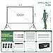 AAJK 100in Projector Screen with Stand,Portable 16:9 4K HD Indoor Outdoor Projection Screen with Wrinkle-Free Design, Ideal for Home Theater and Backyard Cinema – Includes Carry Bag