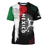 Mexico Soccer Jersey - World Cup Jersey 2026 Short Sleeve Tops Graphic Sports Polo Tee Soccer Gift for Fans 16-Green M